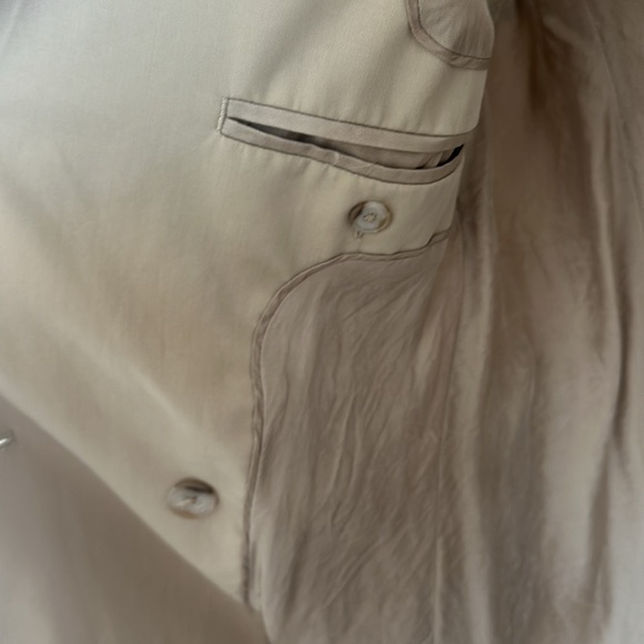 Banana Republic Wool In Italy Beige Oversized Blazer Vest/Sz:XS/NWOT - Picture 8 of 15